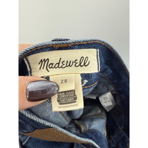 Madewell Baggy Straight Cargo Jeans Women’s 28 High Rise Utility 90s Y2K - Picture 8 of 13